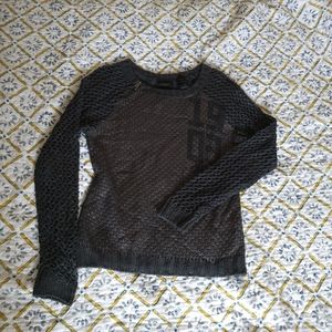 Women's Harley-Davidson Black Label Open Knit Sweater